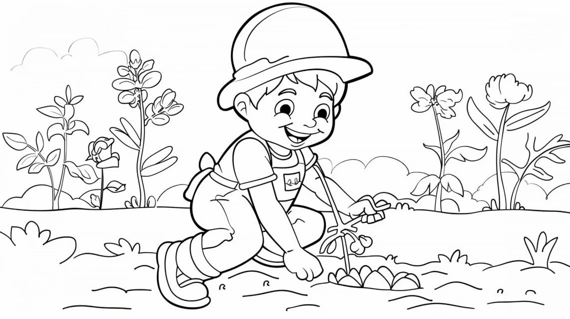 Dibujos para colorear e imprimir Farmer