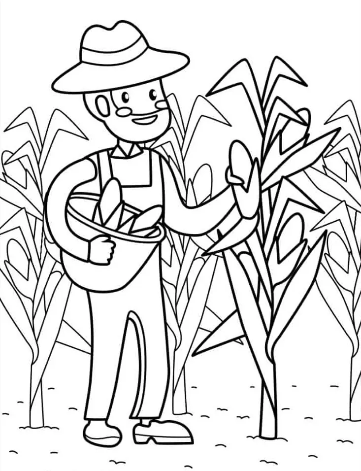 Dibujos para colorear e imprimir Farmer