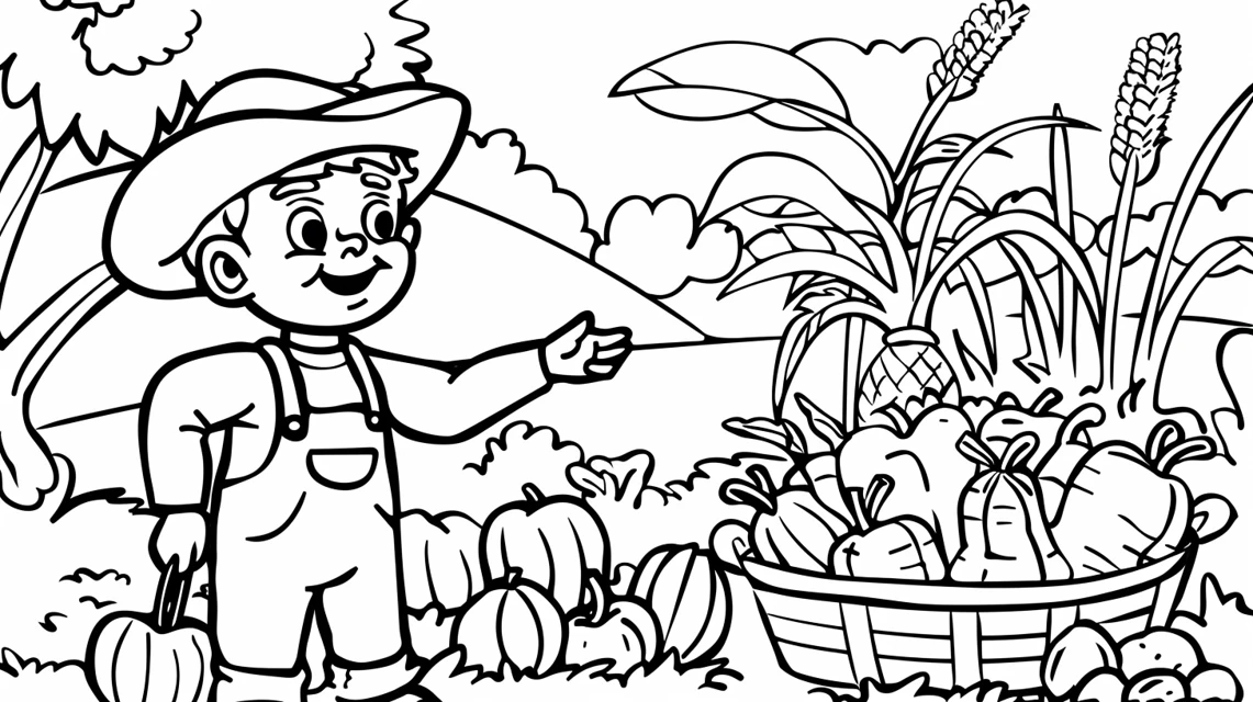 Dibujos para colorear e imprimir Farmer