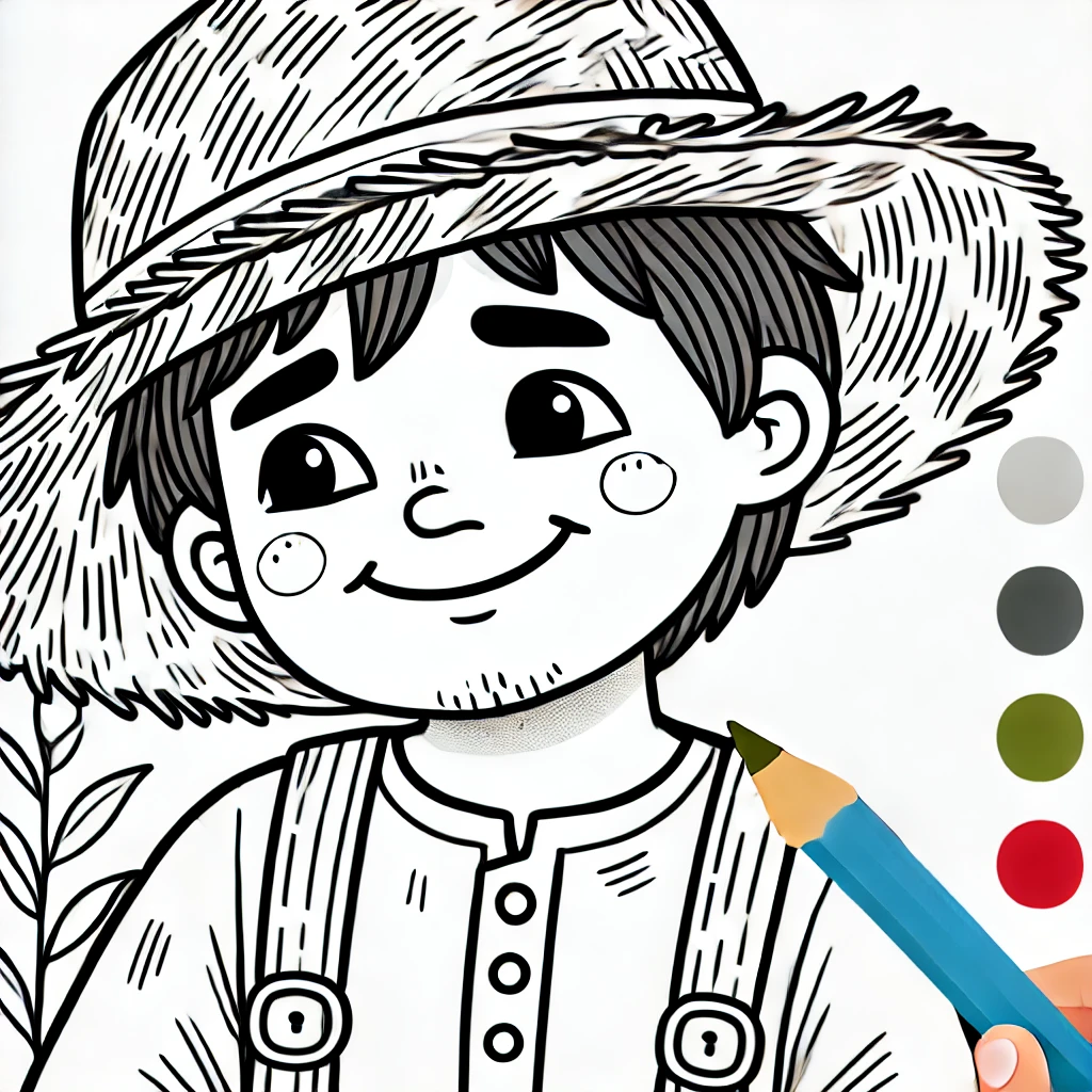 Dibujos para colorear e imprimir Farmer