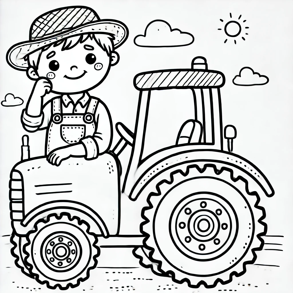 Dibujos para colorear e imprimir Farmer