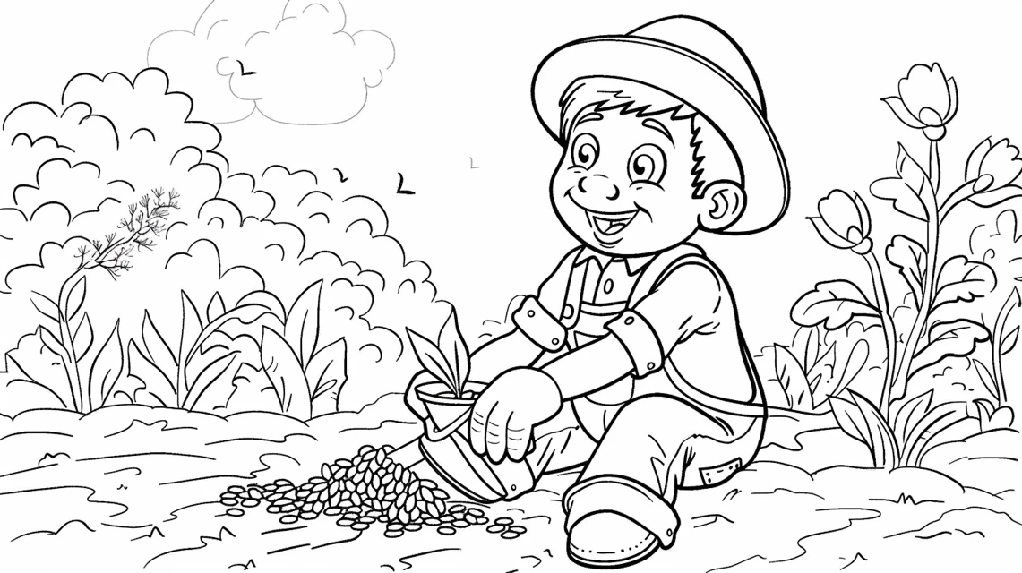 Dibujos para colorear e imprimir Farmer