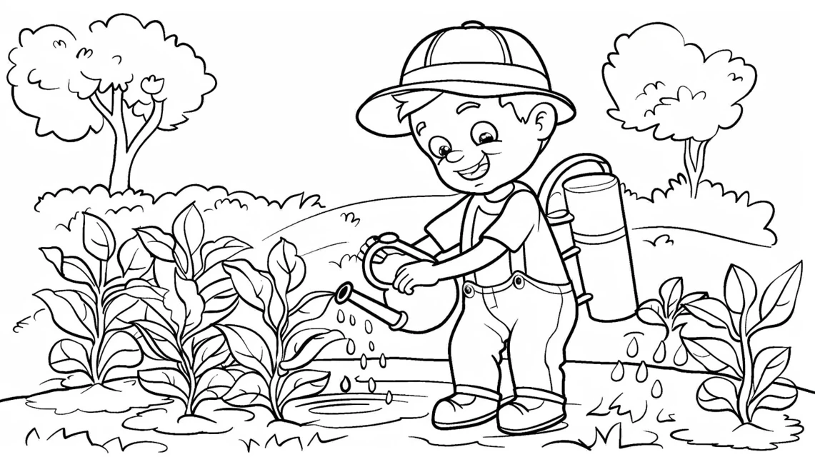 Dibujos para colorear e imprimir Farmer