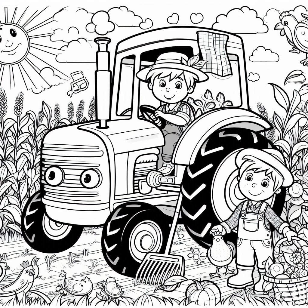 Dibujos para colorear e imprimir Farmer