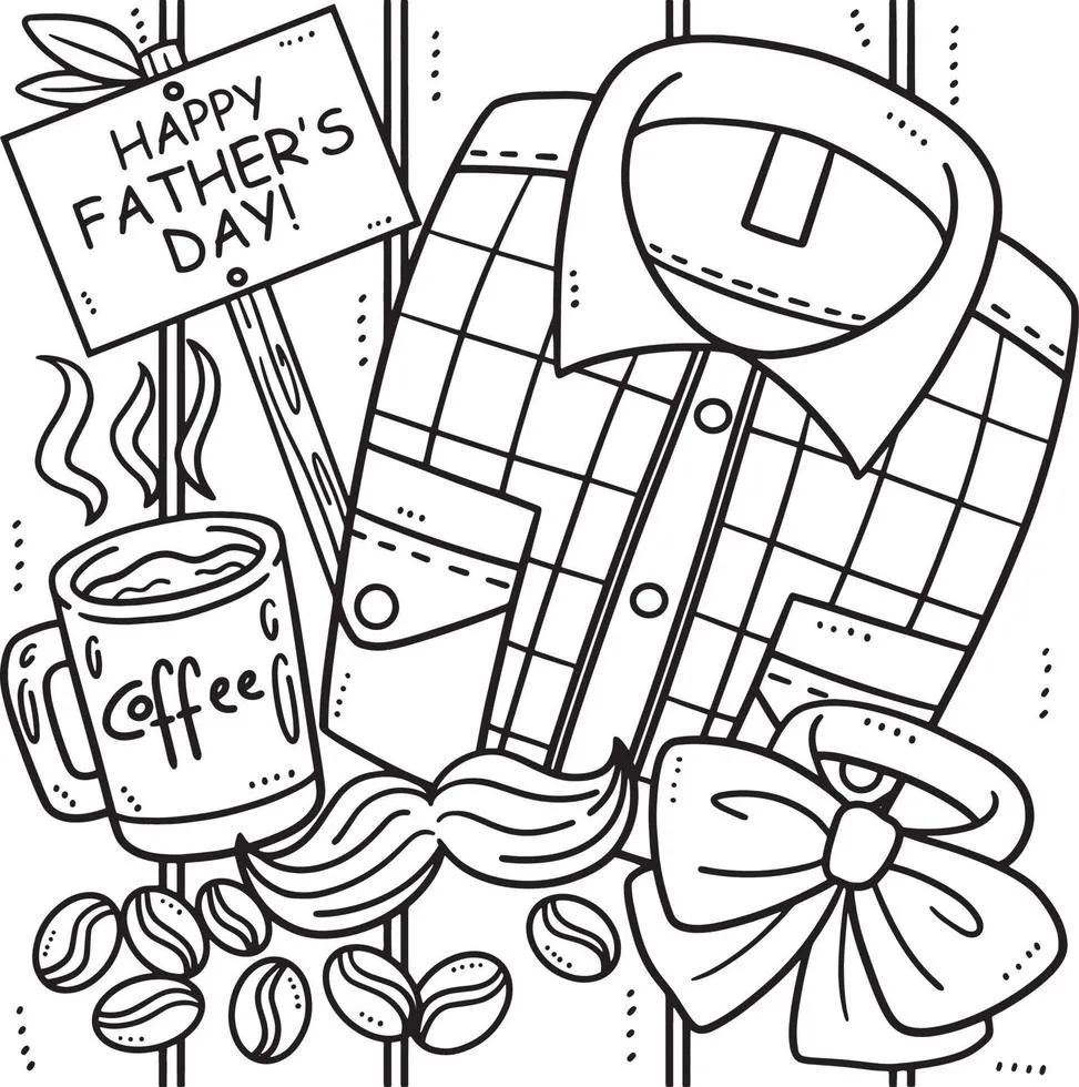 Dibujos para colorear e imprimir Fathers Day