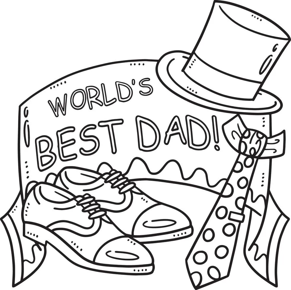 Dibujos para colorear e imprimir Fathers Day