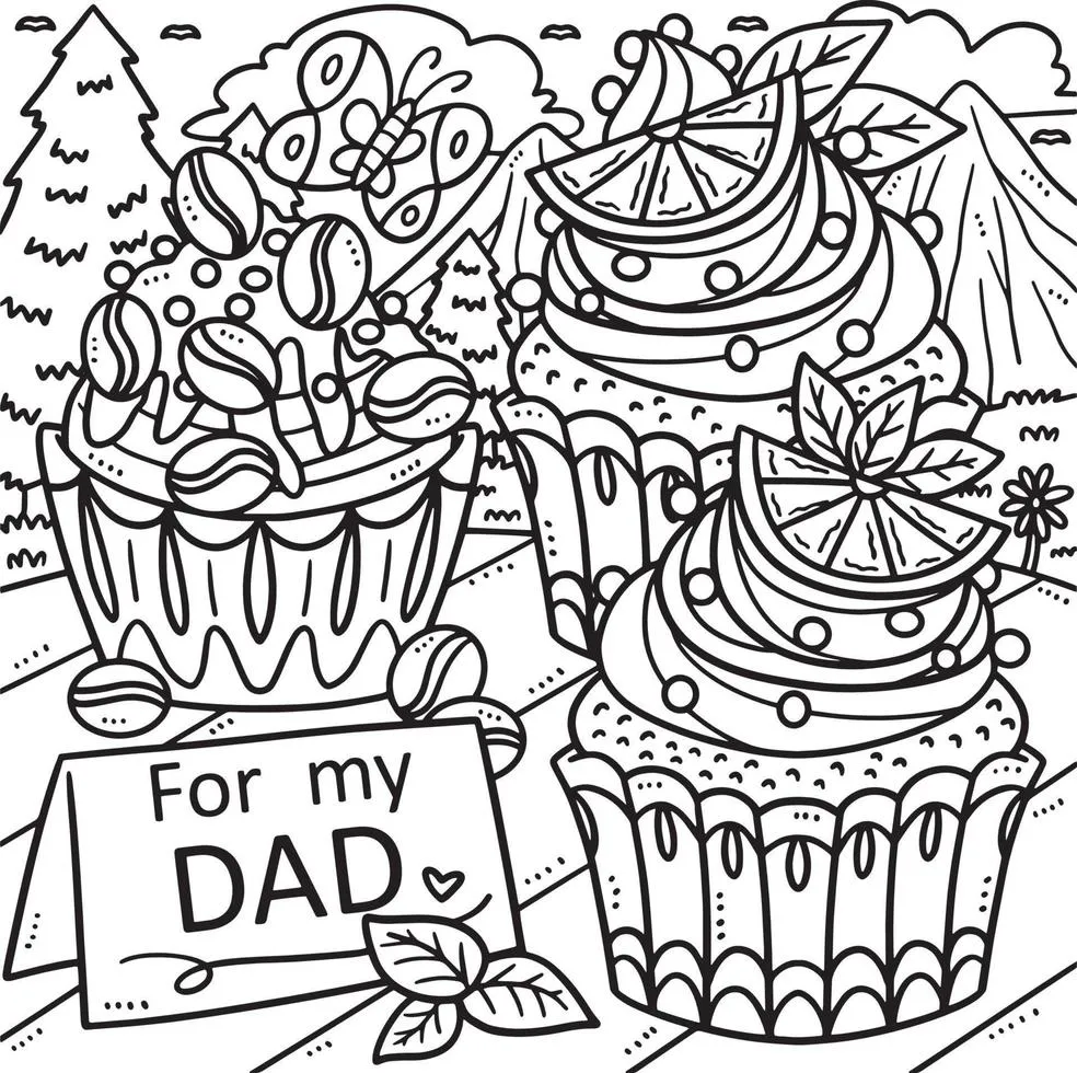 Dibujos para colorear e imprimir Fathers Day