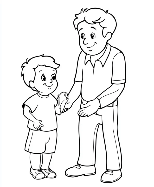 Dibujos para colorear e imprimir Fathers Day