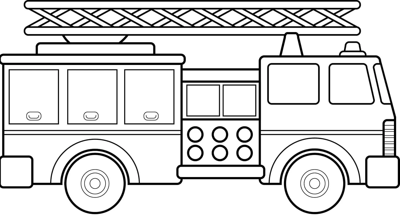 Dibujos para colorear e imprimir Fire Truck