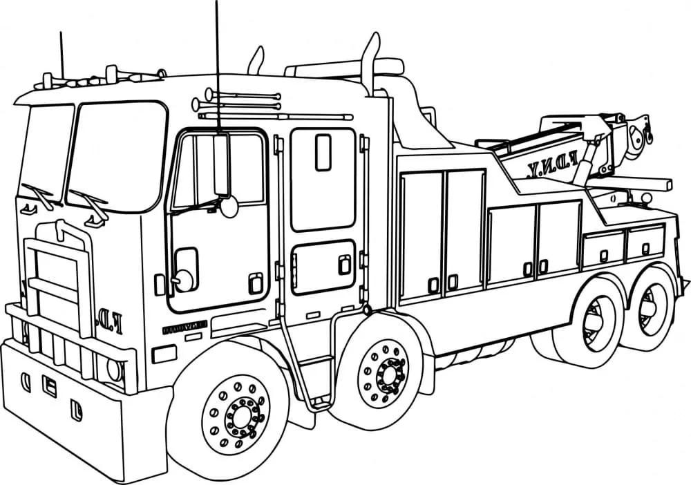 Dibujos para colorear e imprimir Fire Truck