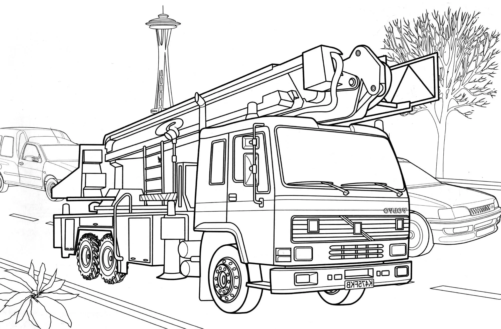 Dibujos para colorear e imprimir Fire Truck