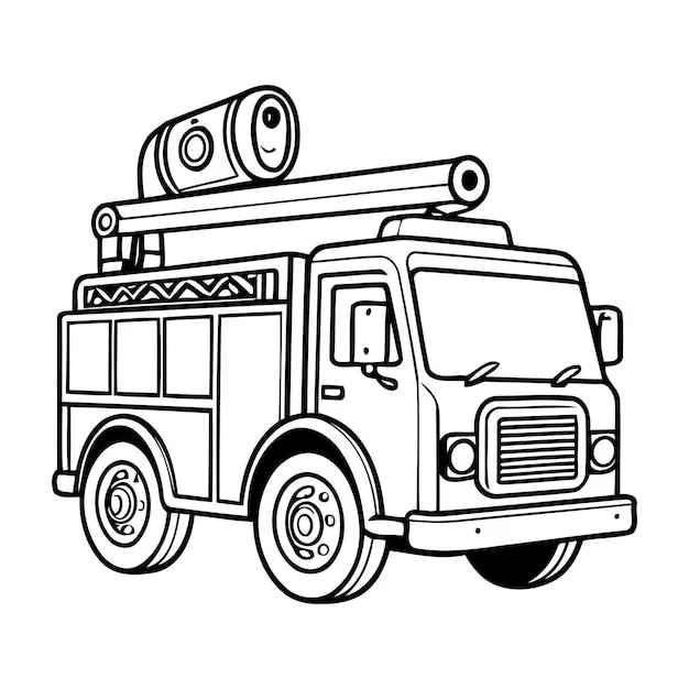 Dibujos para colorear e imprimir Fire Truck