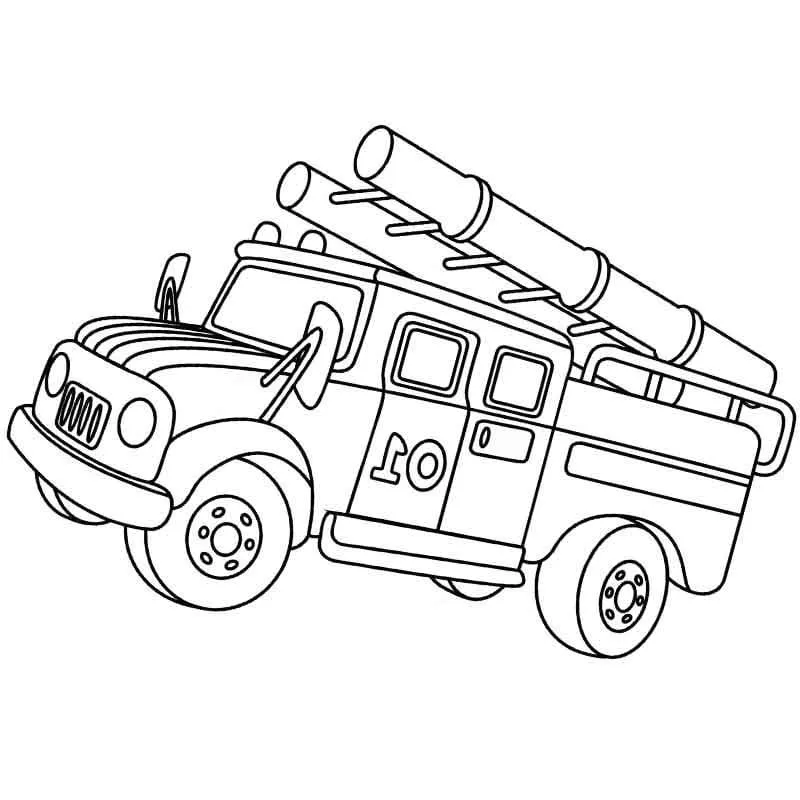 Dibujos para colorear e imprimir Fire Truck