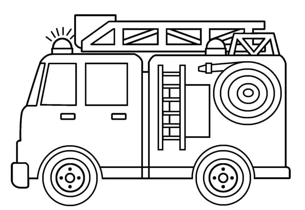 Dibujos para colorear e imprimir Fire Truck