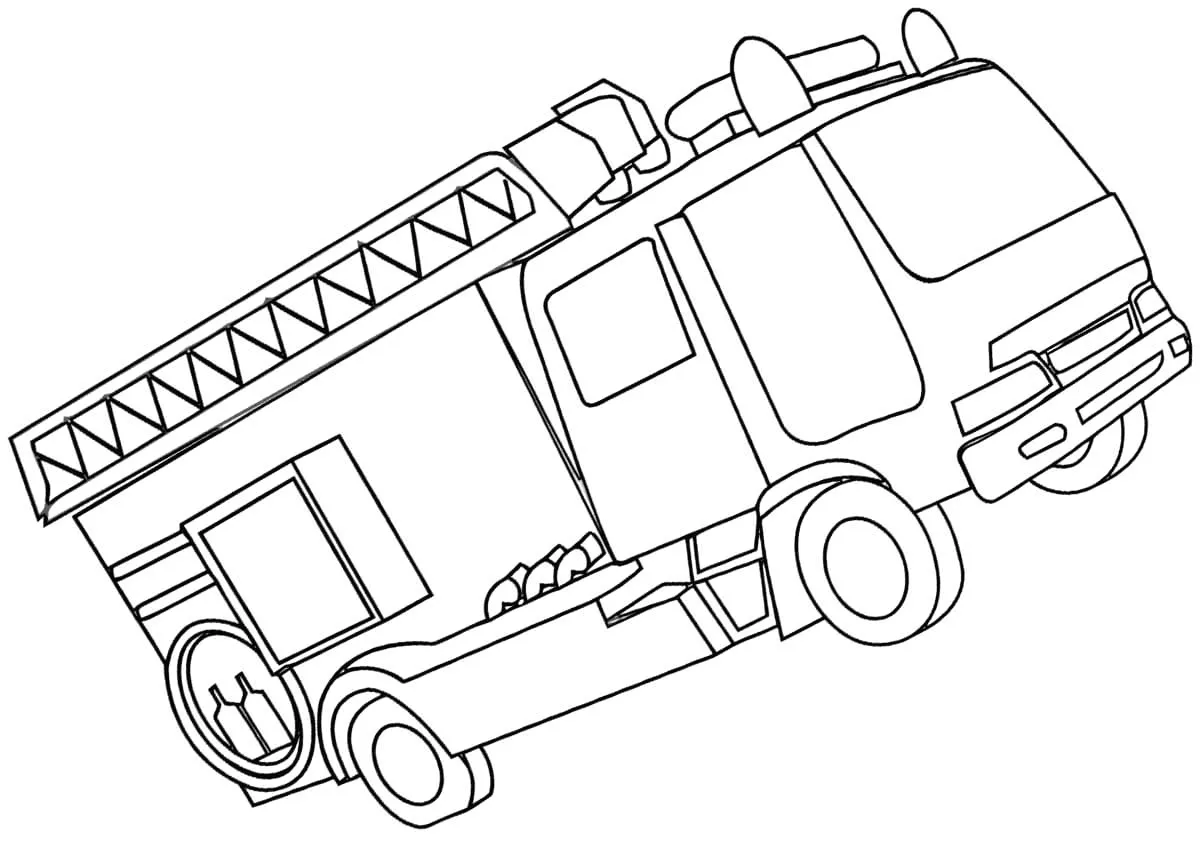 Dibujos para colorear e imprimir Fire Truck