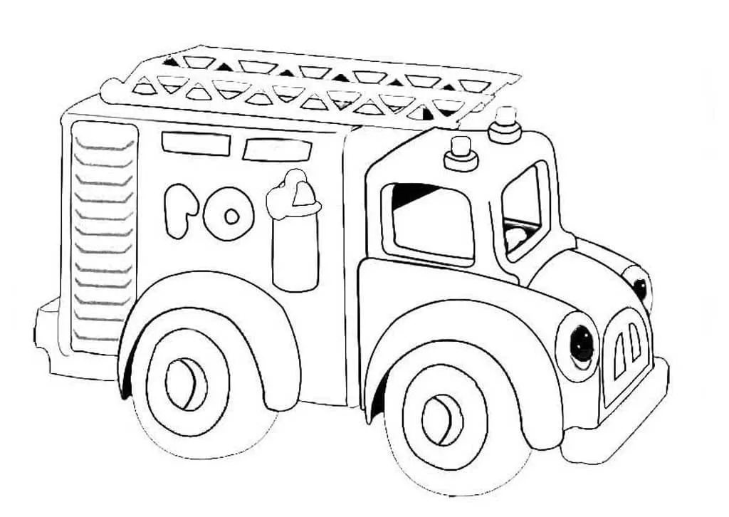 Dibujos para colorear e imprimir Fire Truck