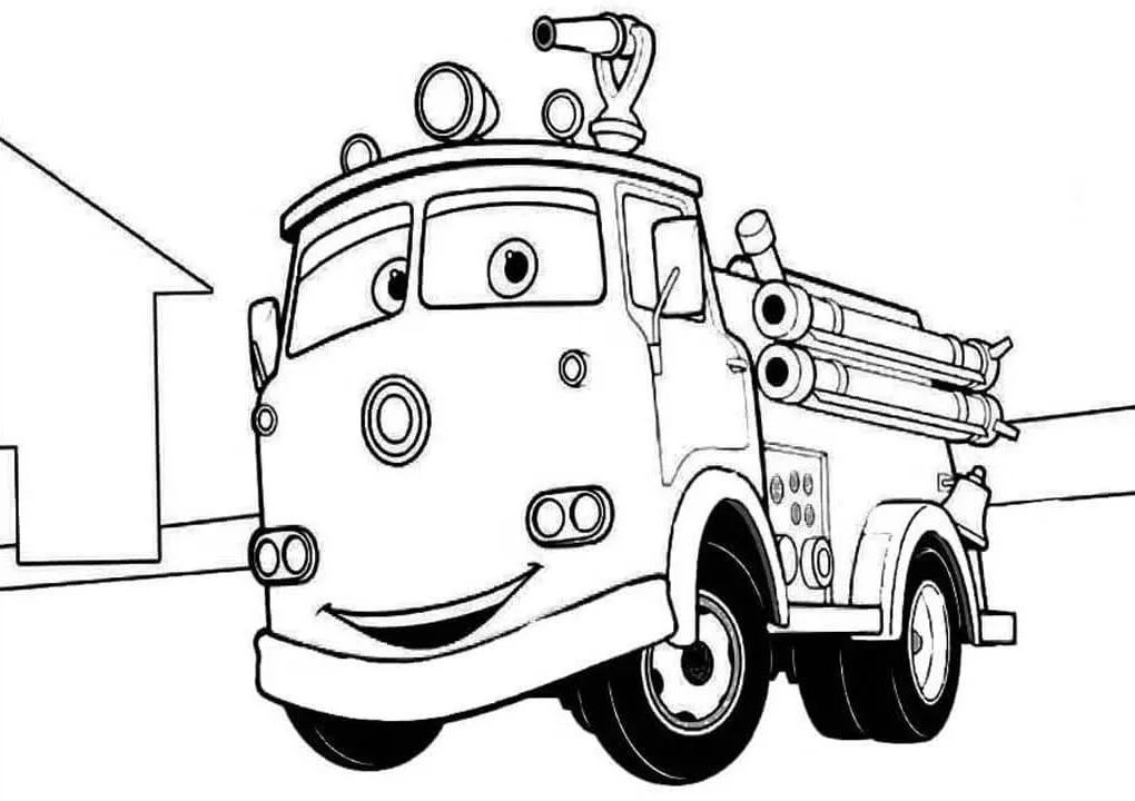 Dibujos para colorear e imprimir Fire Truck