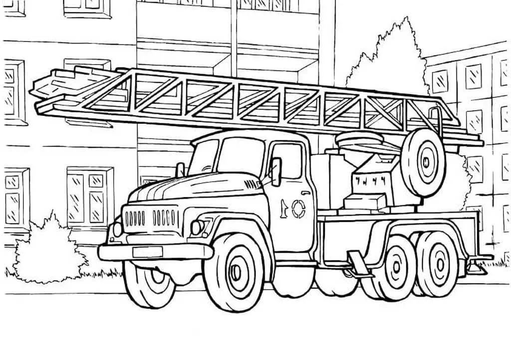 Dibujos para colorear e imprimir Fire Truck