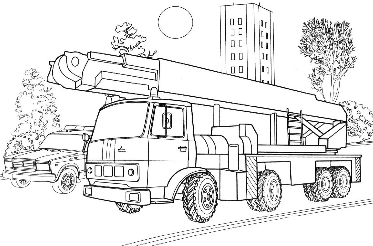 Dibujos para colorear e imprimir Fire Truck