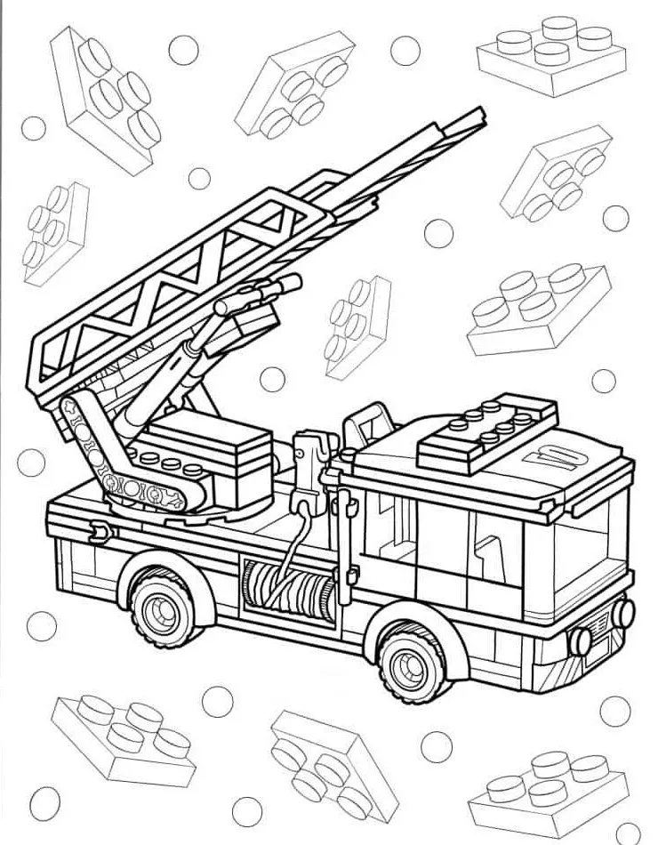 Dibujos para colorear e imprimir Fire Truck