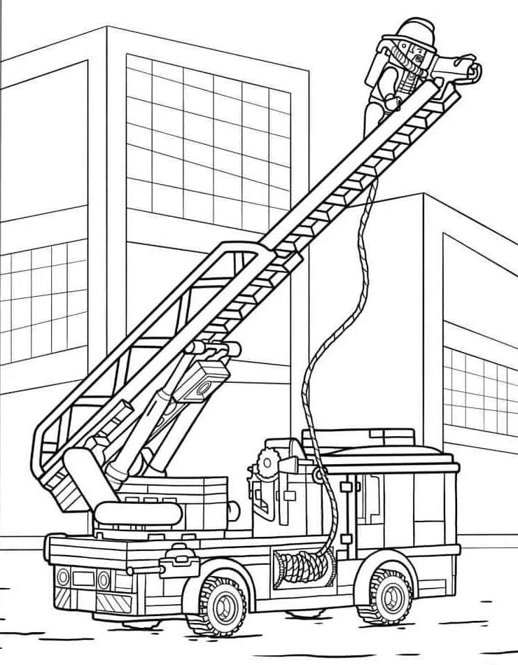 Dibujos para colorear e imprimir Fire Truck