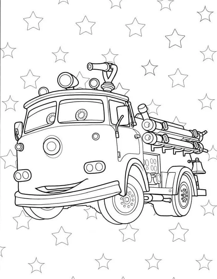 Dibujos para colorear e imprimir Fire Truck