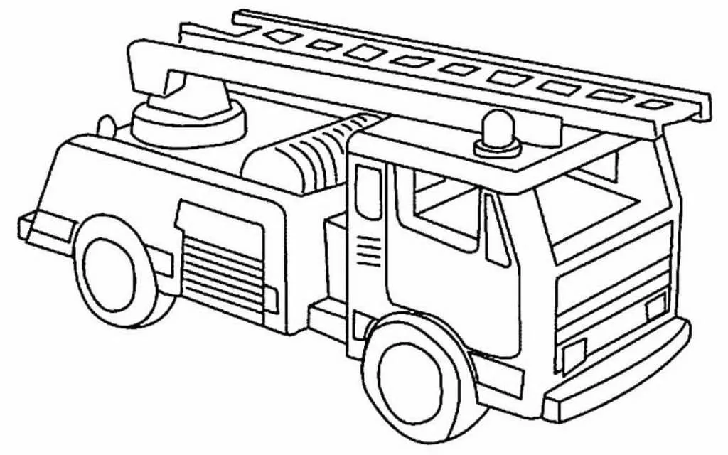 Dibujos para colorear e imprimir Fire Truck