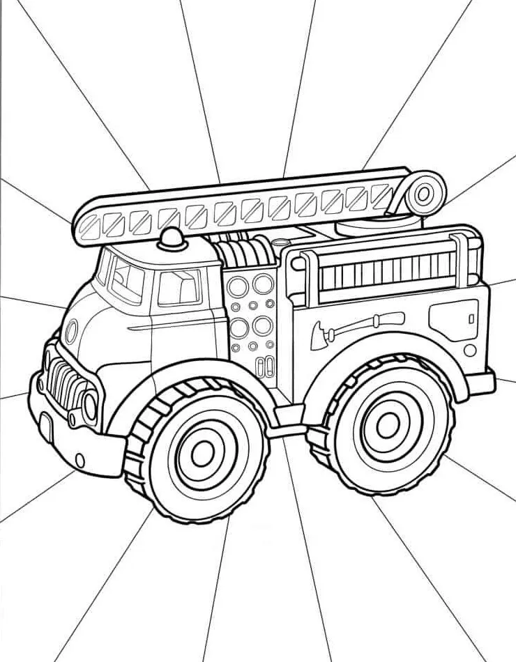 Dibujos para colorear e imprimir Fire Truck