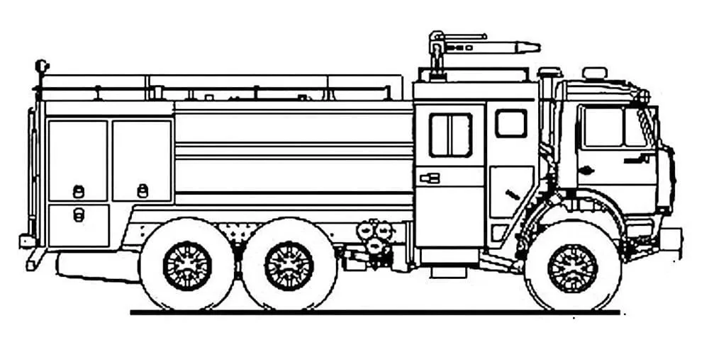 Dibujos para colorear e imprimir Fire Truck