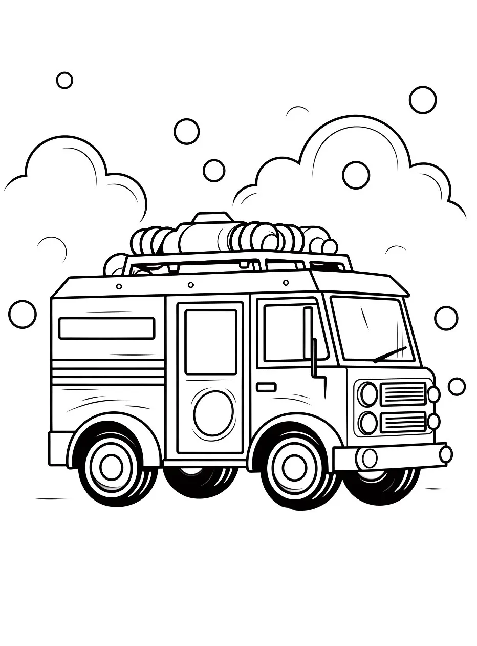 Dibujos para colorear e imprimir Fire Truck