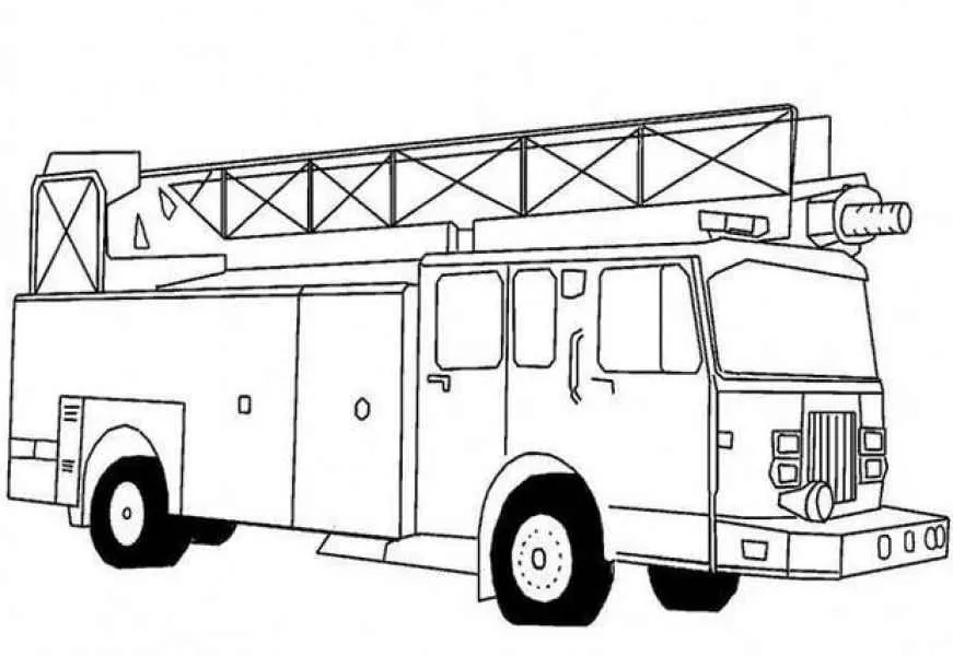 Dibujos para colorear e imprimir Fire Truck