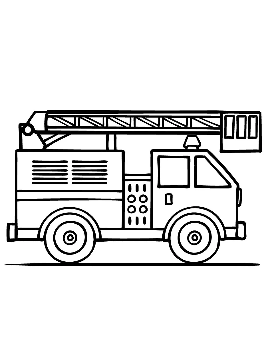 Dibujos para colorear e imprimir Fire Truck