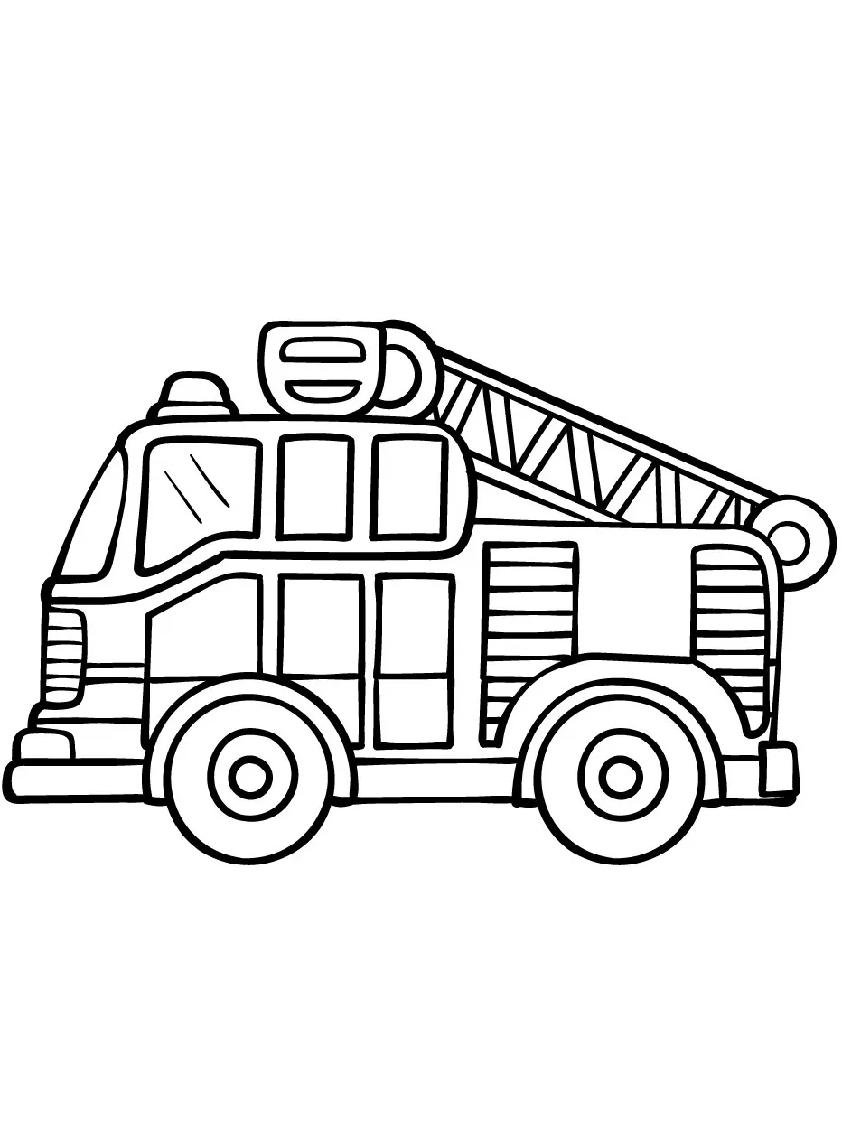 Dibujos para colorear e imprimir Fire Truck