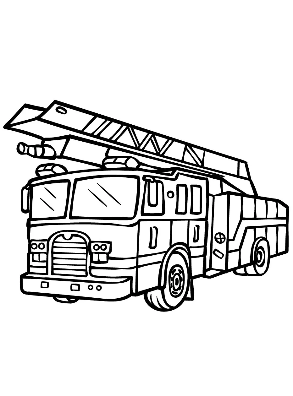 Dibujos para colorear e imprimir Fire Truck