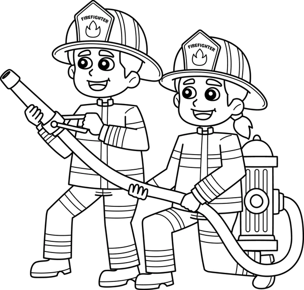 Dibujos para colorear e imprimir Firefighter