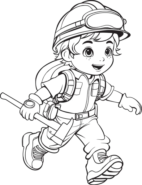 Dibujos para colorear e imprimir Firefighter