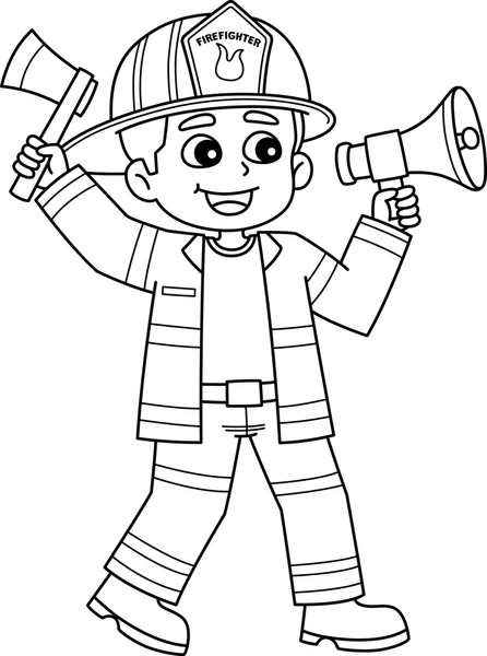 Dibujos para colorear e imprimir Firefighter