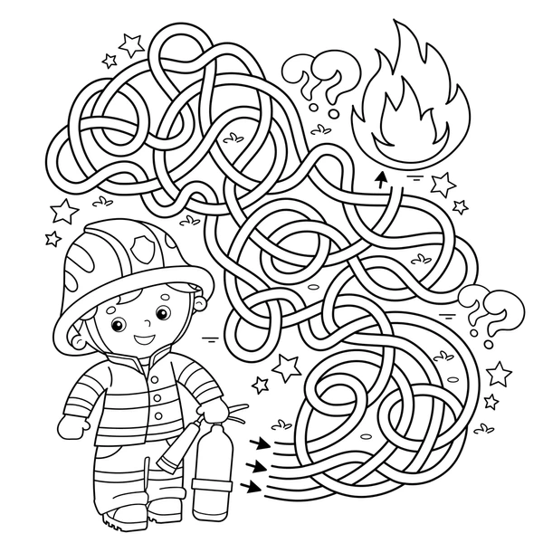 Dibujos para colorear e imprimir Firefighter