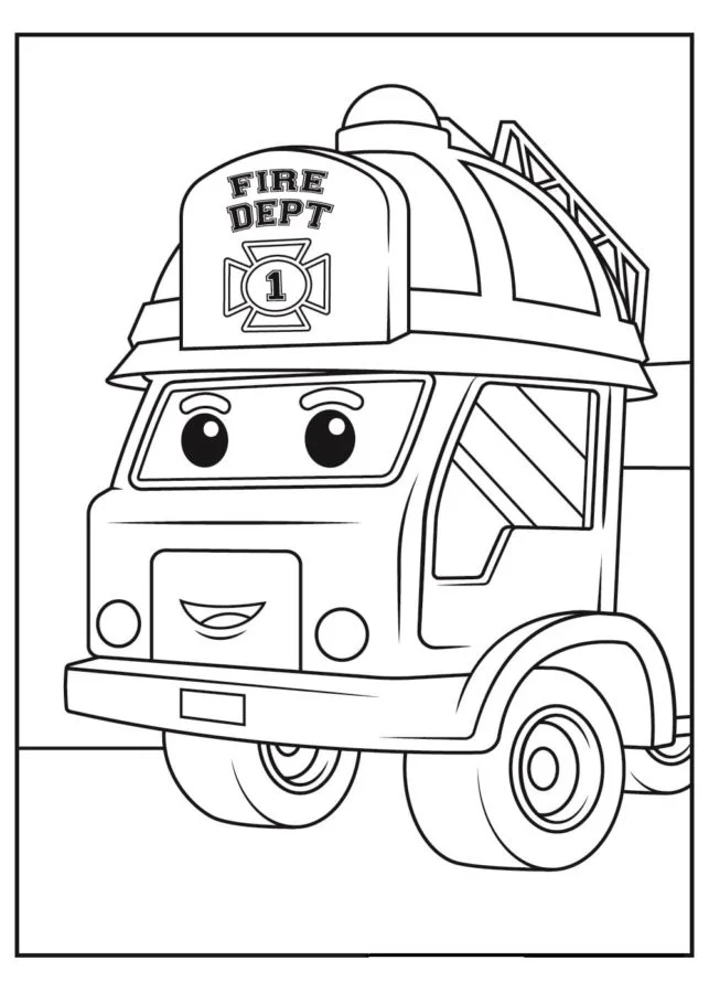 Dibujos para colorear e imprimir Firefighter