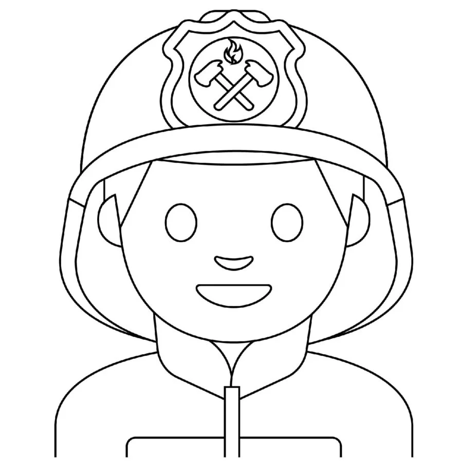 Dibujos para colorear e imprimir Firefighter