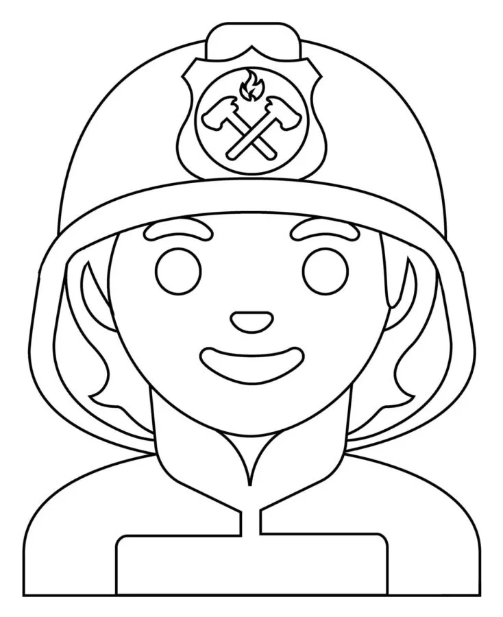 Dibujos para colorear e imprimir Firefighter