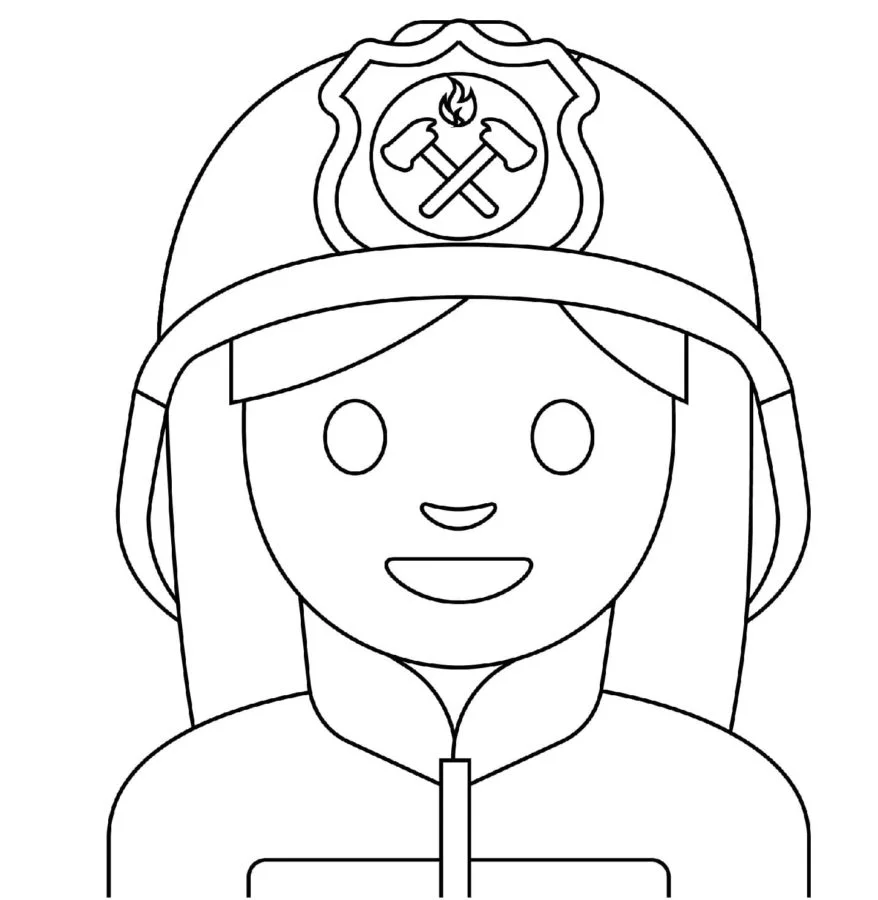 Dibujos para colorear e imprimir Firefighter