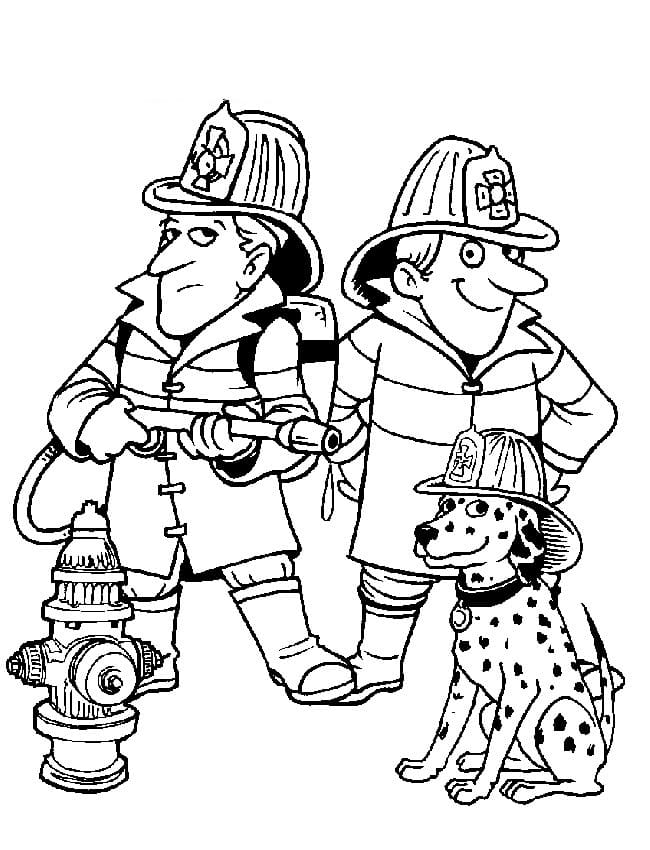 Dibujos para colorear e imprimir Firefighter