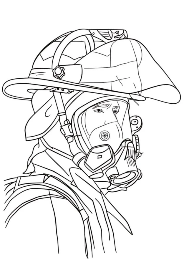 Dibujos para colorear e imprimir Firefighter