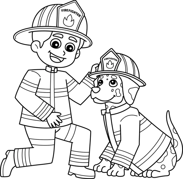 Dibujos para colorear e imprimir Firefighter