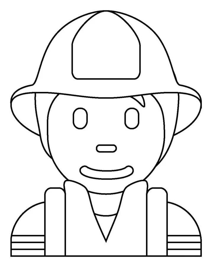 Dibujos para colorear e imprimir Firefighter