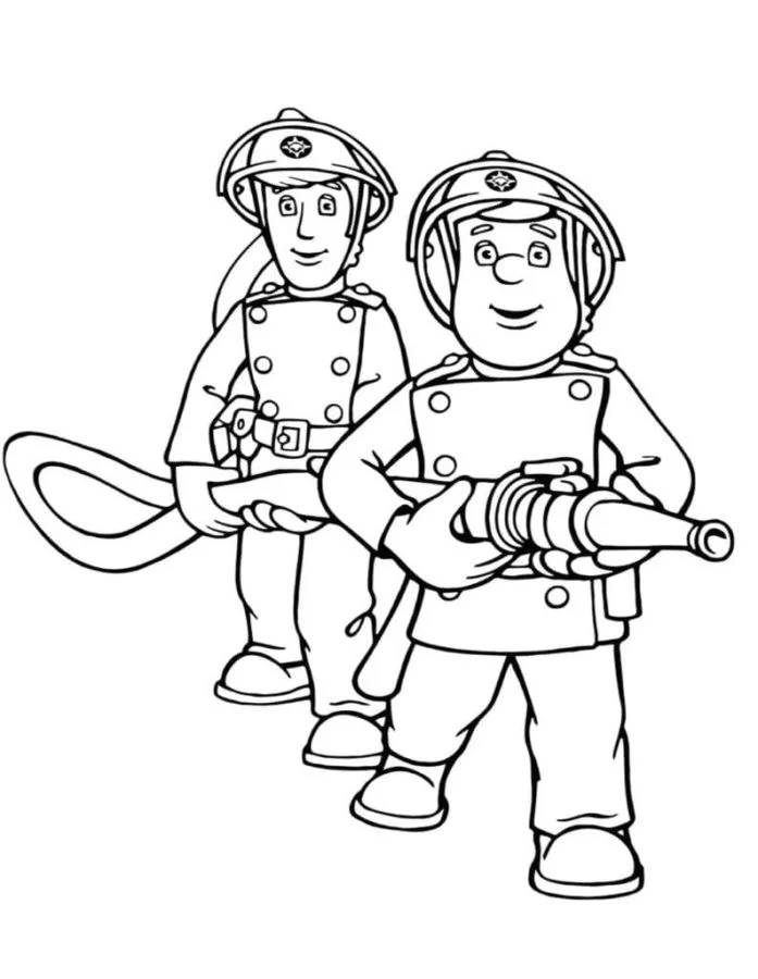 Dibujos para colorear e imprimir Firefighter