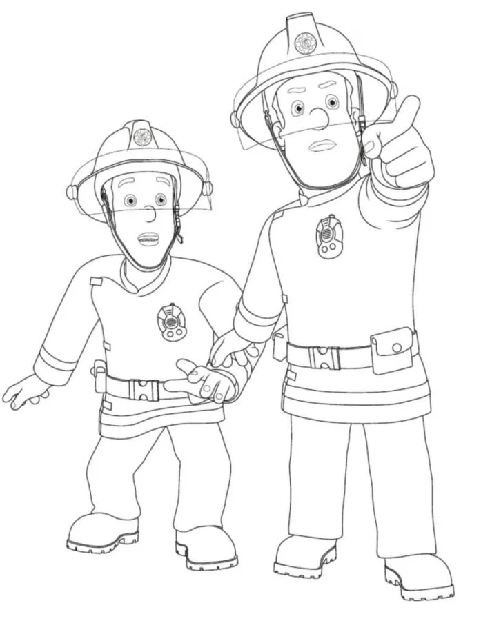 Dibujos para colorear e imprimir Firefighter