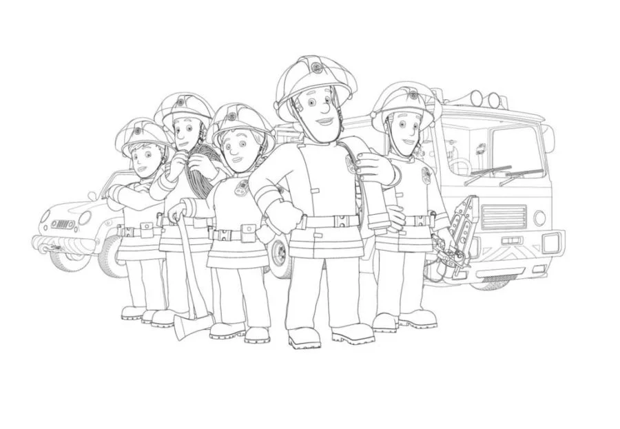 Dibujos para colorear e imprimir Firefighter