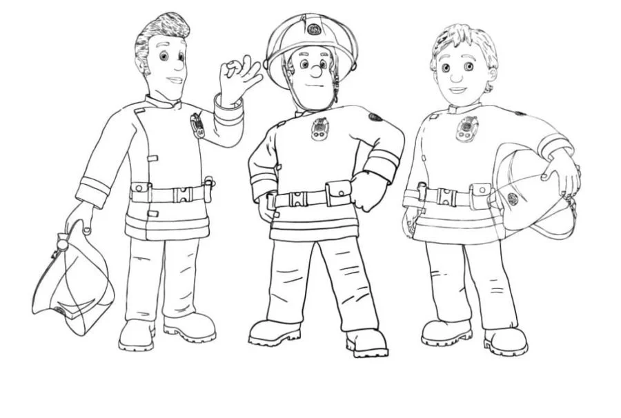 Dibujos para colorear e imprimir Firefighter